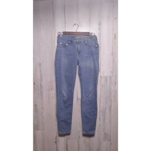 True Religion Skinny Jeans Size 27 Light Wash US Flag Tag
